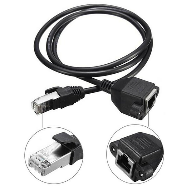 CN, Cable Length: 30CM Cables 30Cm Rj45 Cable Male to Female Screw Panel Mount Ethernet LAN Network Extension Feature Compact Design Cable CN, Cable Length: 30CM Cables 30Cm Rj45 Cable Male to Female Screw Panel Mount Ethernet LAN Network Extension Feature Compact Design Cable